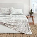 Turkish Cotton Flannel Sheet Set - Winter Floral Collection