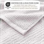 Georgiana Collection Turkish Cotton Ribbed 6-Piece Bath Towel Set