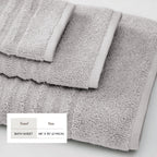 Karina Collection Luxury Combed Cotton Bath Towel Set