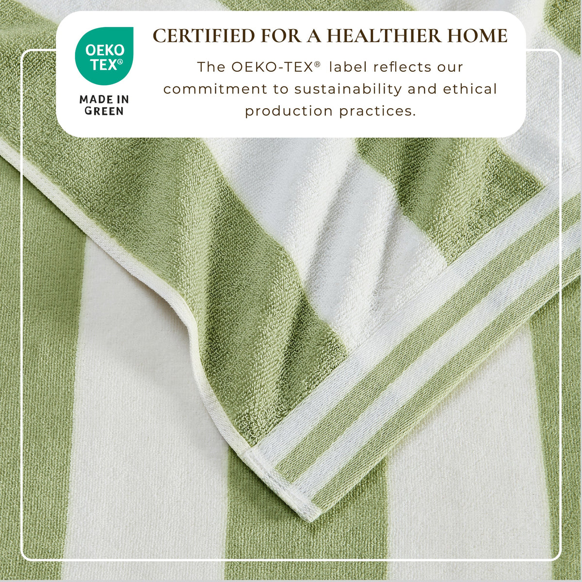 Edgartown Striped Cabana Beach Towel