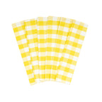 Classic Plaid Kitchen Towels — Set of 6