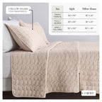 Wave Stitch Gauze Quilt Set