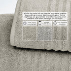 Karina Collection Luxury Combed Cotton Bath Towel Set
