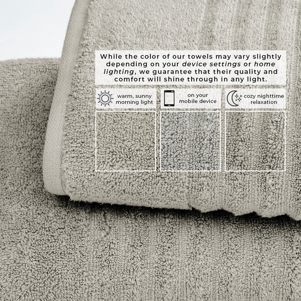 Karina Collection Luxury Combed Cotton Bath Towel Set